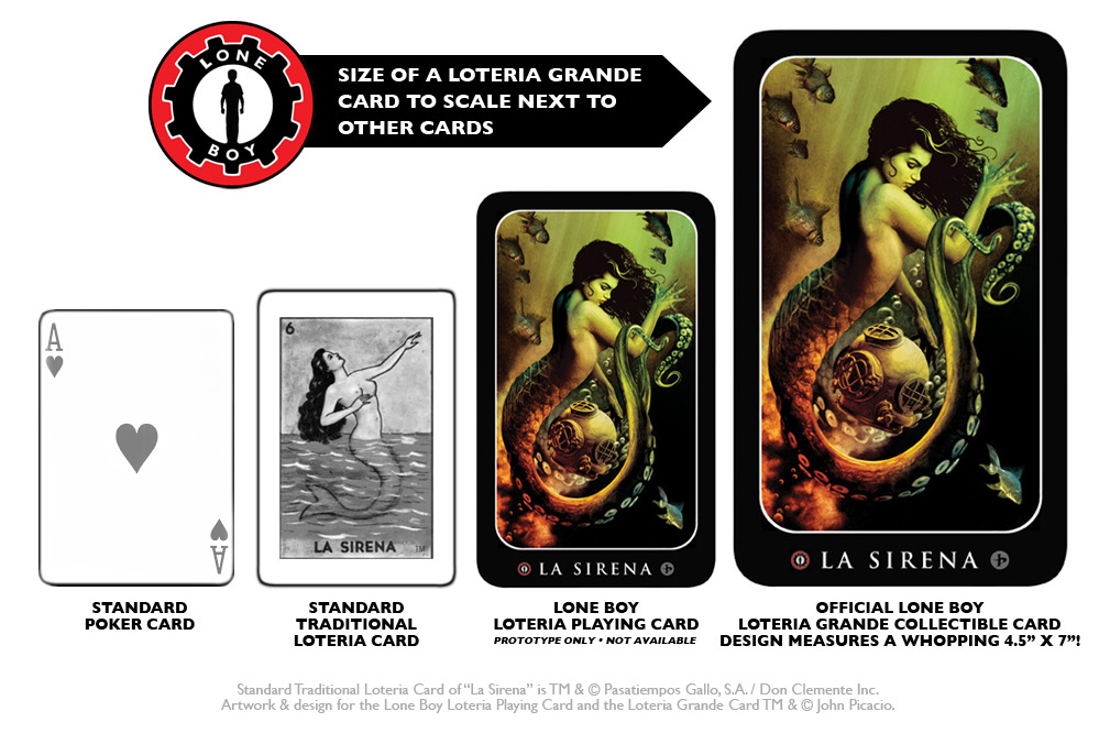 La Sirena • Loteria Grande Card – John Picacio