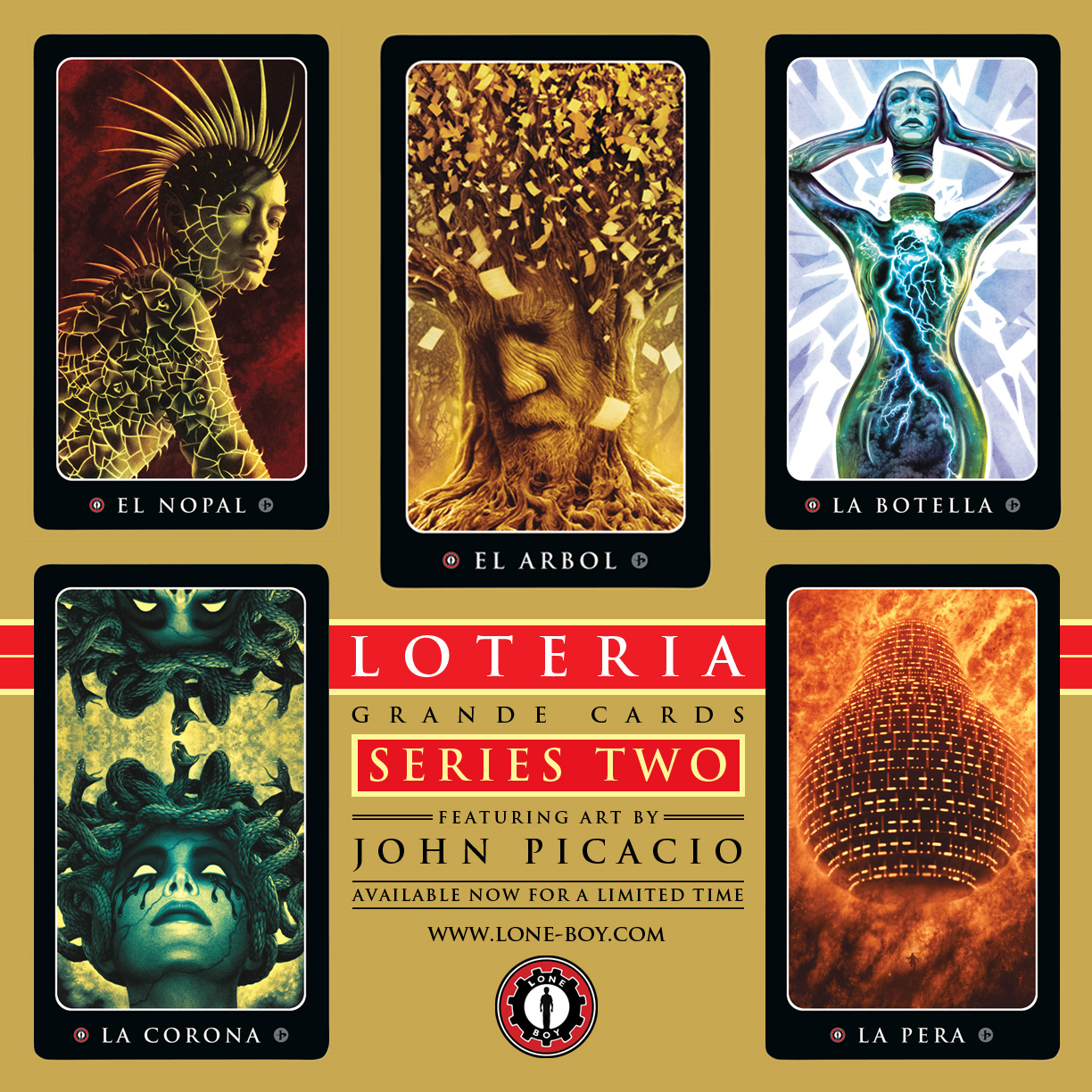 La Sirena • Loteria Grande Card – John Picacio